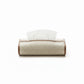 Textured Fabric Tissue Box Cover with Clean Trim Detail