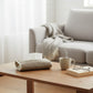 Textured Fabric Tissue Box Cover with Clean Trim Detail