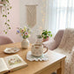 2-PC Lace Trim Square Fabric Cup Coaster with Soft Padded Center and Embroidered Detail