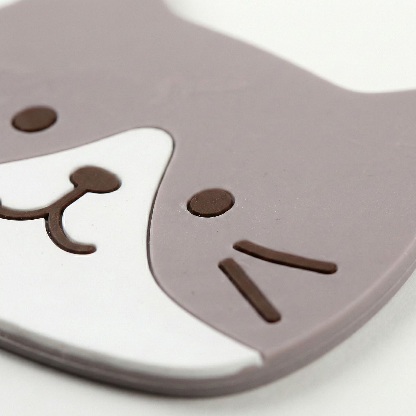 4-PC Cat Face Coaster Cute Non Slip Drink Table Protector