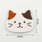 4-PC Cat Face Coaster Cute Non Slip Drink Table Protector