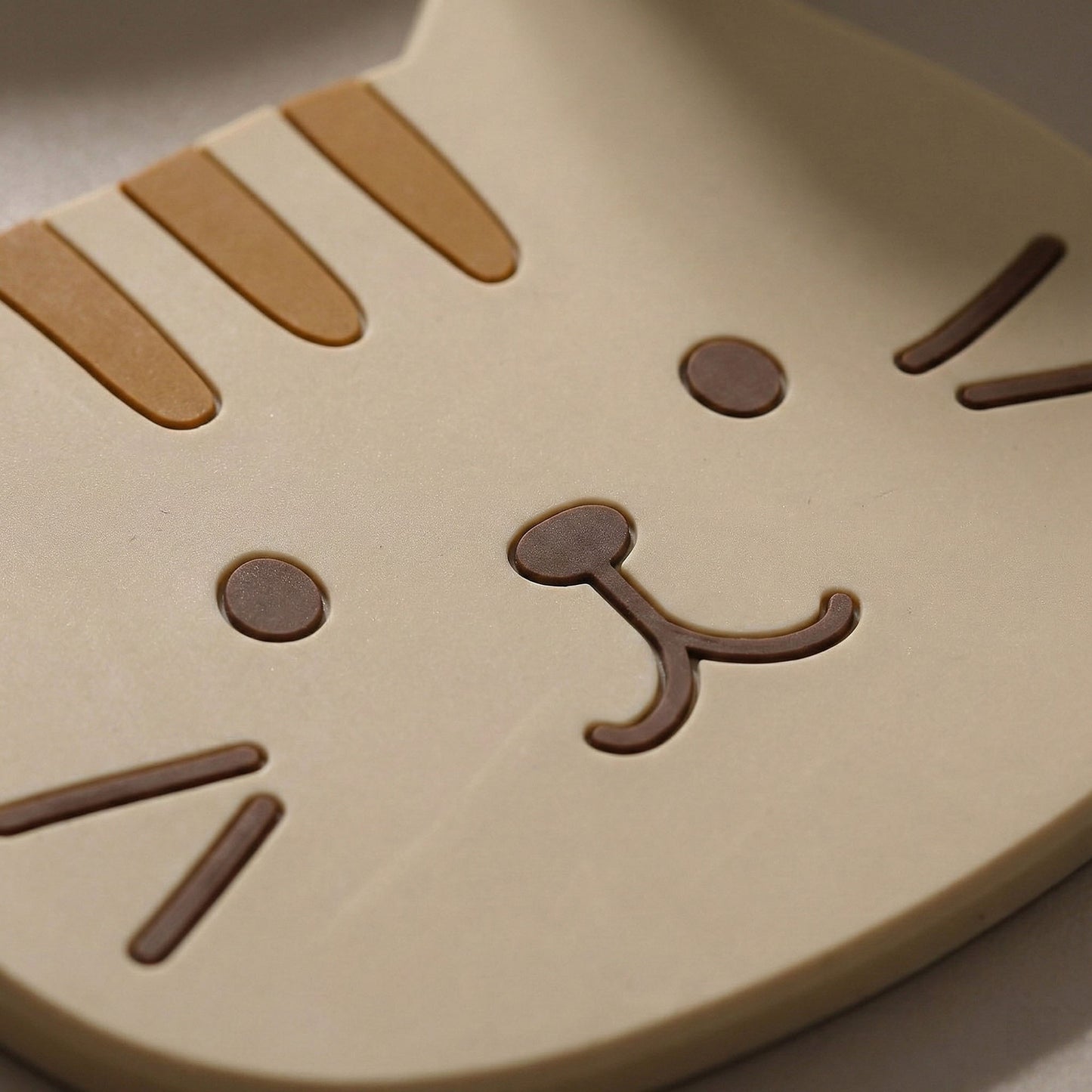 4-PC Cat Face Coaster Cute Non Slip Drink Table Protector