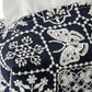 Embroidered Fabric Tissue Holder with Patchwork Pattern Design