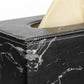 Faux Marble Leatherette Tissue Holder Rectangular Box Cover