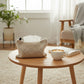Soft Boucl¨¦ Fabric Tissue Holder Lightweight Decorative Cover