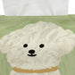 3-piece Illustrated Dog Fabric Tissue Holder Decorative Soft Cover