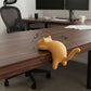 3-Piece Desk Edge Bag Hook with Cat-Shaped Design and Protective Non-Slip Surface