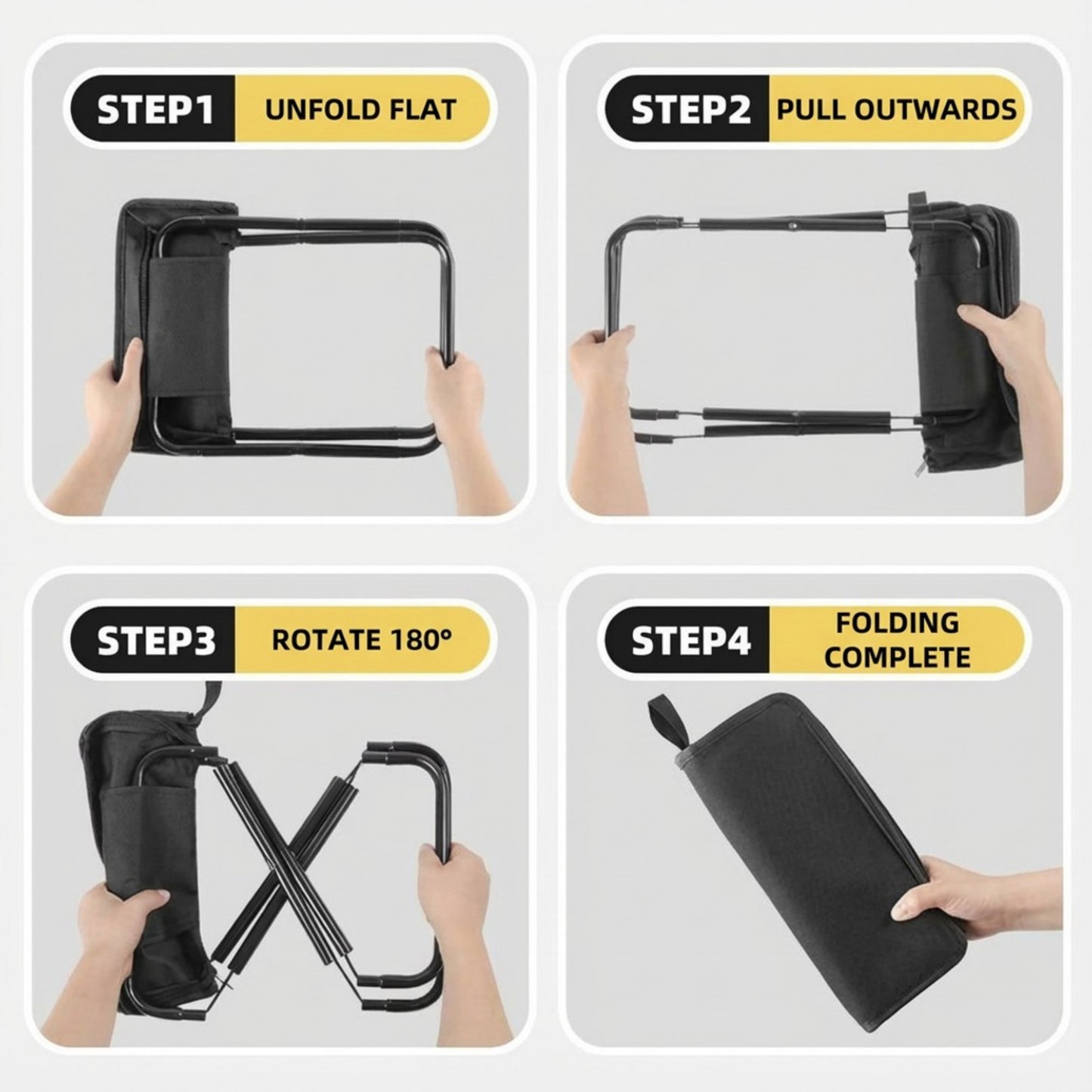 Foldable Camping Table Portable Outdoor Folding Table with Carrying Storage Bag