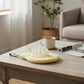 Decorative Pear Shaped Fabric Tissue Holder with Hanging Loop