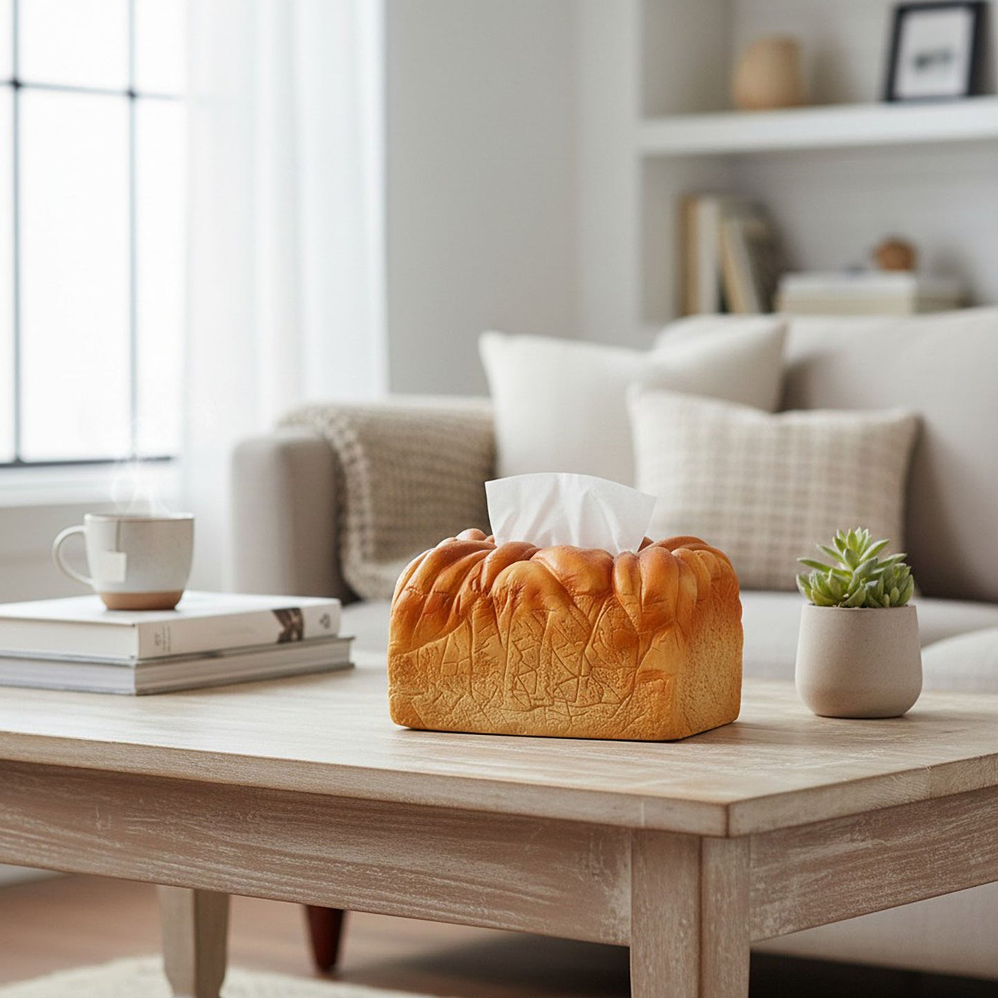 Decorative Bread Loaf Shaped Tissue Holder