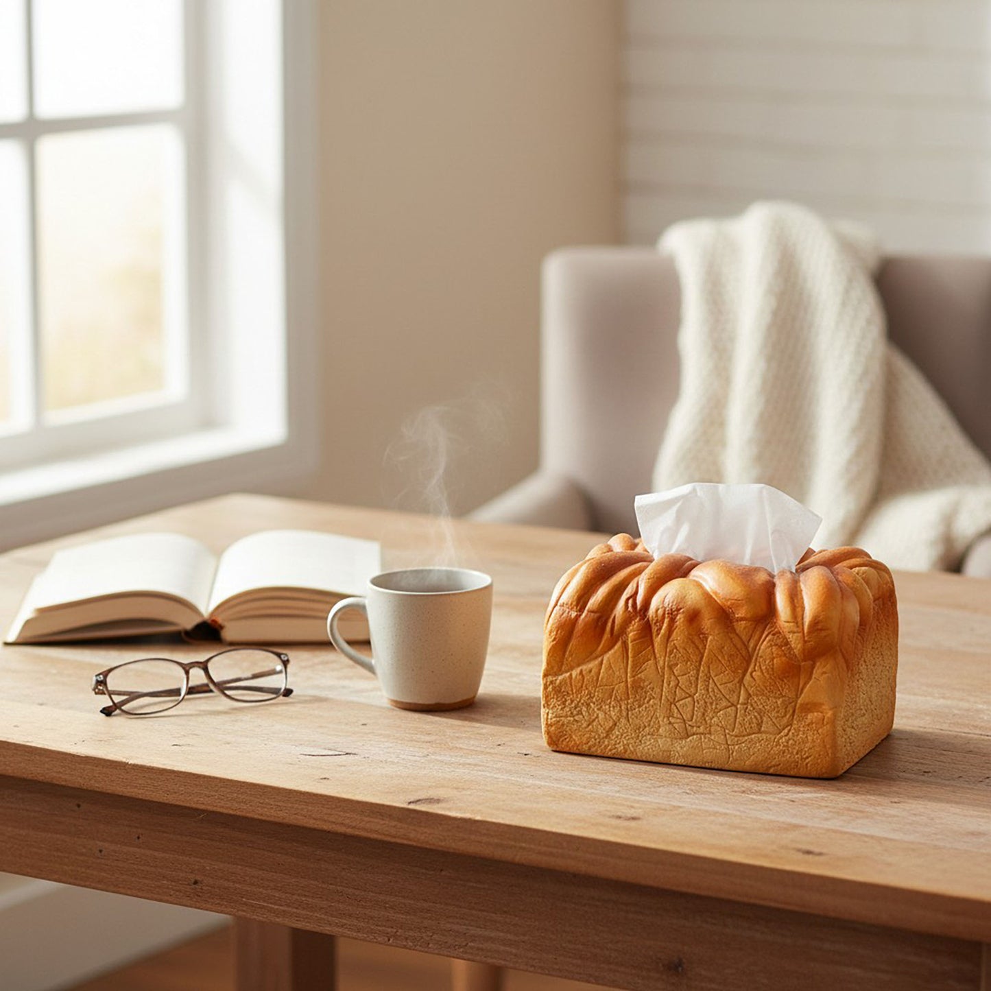 Decorative Bread Loaf Shaped Tissue Holder