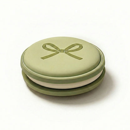 Macaron Coaster Set with Bow Design Round Table Protectors