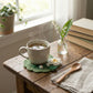 Crochet Flower Coaster Handmade Knit Table Protector