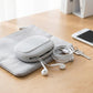 2 Piece Cable Organizer Case Portable Cord Storage Box for Earphones Chargers Tech Accessory Pouch