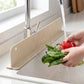 2-PC Kitchen Sink Splash Guard Silicone Water Barrier for Faucet Anti Splash Counter Protector
