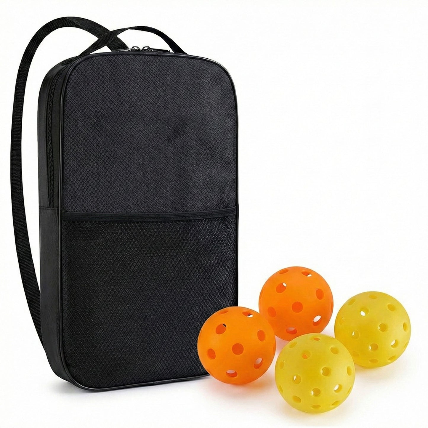 Pickleball Paddle Set with 2 Rackets 4 Balls and Carry Bag