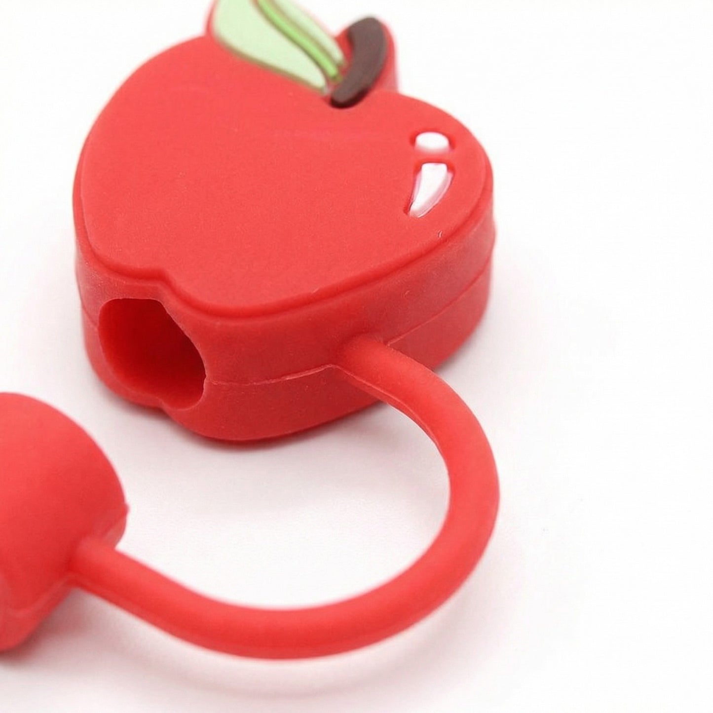 Silicone Straw Cover Caps 2 Pack Reusable Dust Proof Cute Drink Straw Toppers