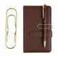 5-Piece Stainless Steel Pen Clip Bookmark Holder for Notebooks Journals and Planners