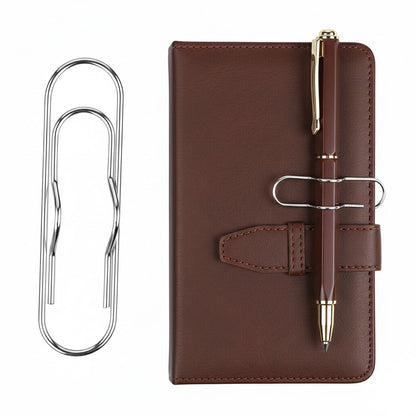 5-Piece Stainless Steel Pen Clip Bookmark Holder for Notebooks Journals and Planners