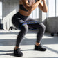 2-PC Fabric Resistance Bands Set 8 Levels Booty Exercise Loop Bands