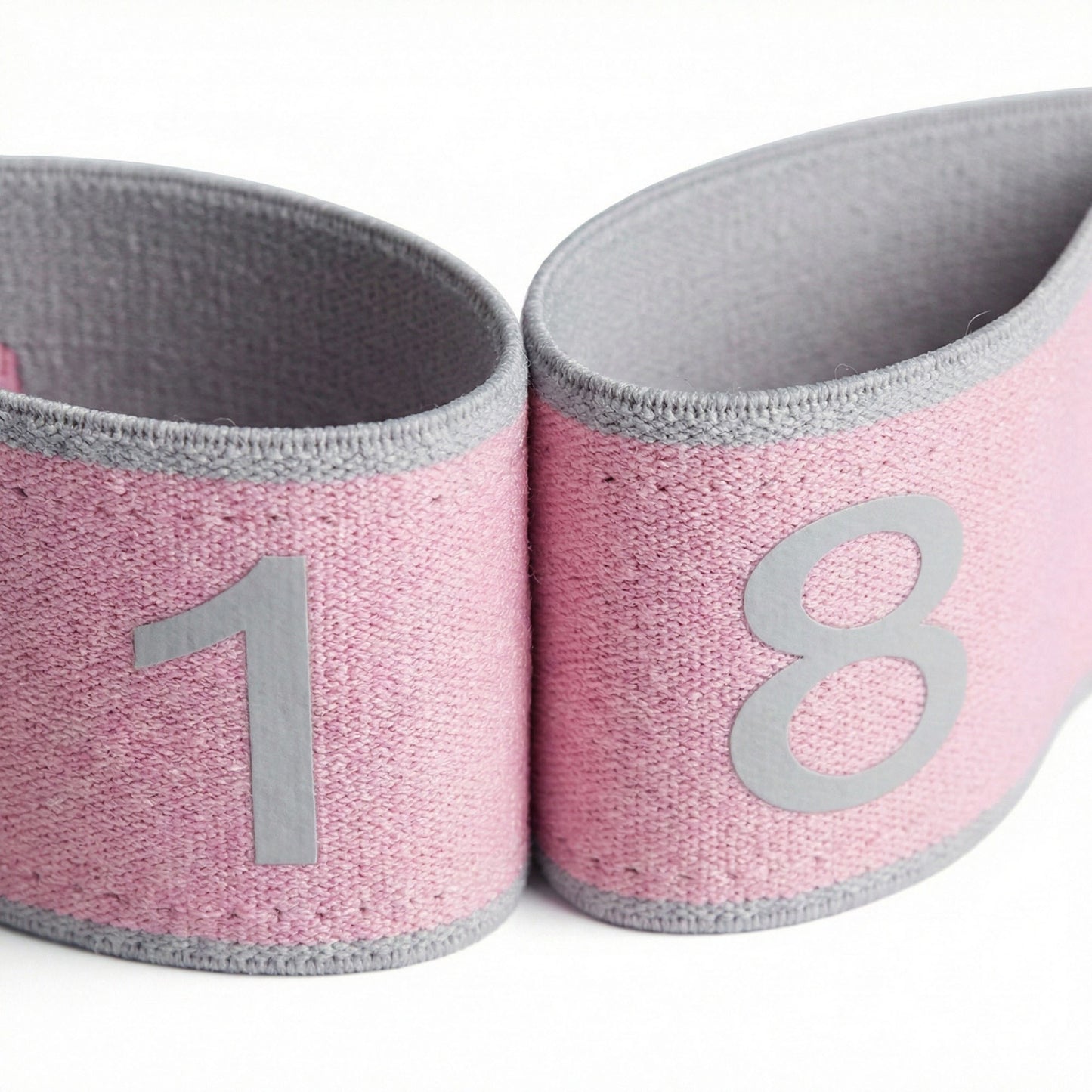 2-PC Fabric Resistance Bands Set 8 Levels Booty Exercise Loop Bands