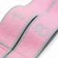 2-PC Fabric Resistance Bands Set 8 Levels Booty Exercise Loop Bands
