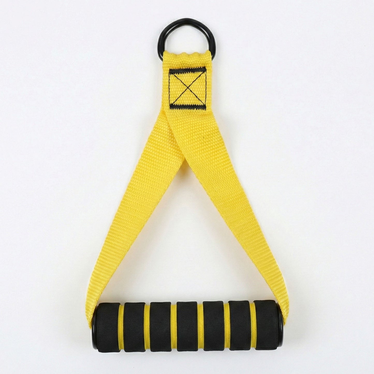 Resistance Band Handle Grip with Metal D Ring Attachment