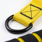 Resistance Band Handle Grip with Metal D Ring Attachment