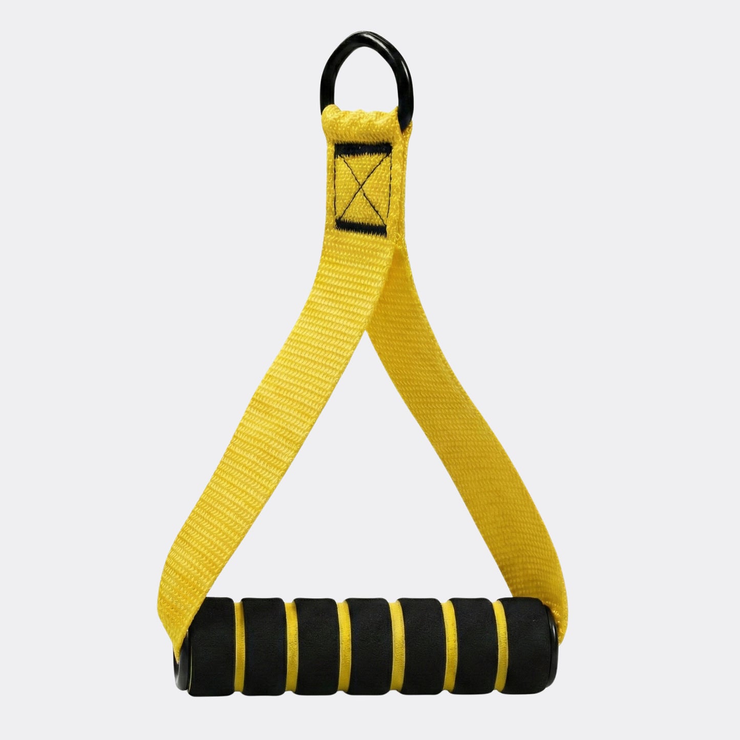 Resistance Band Handle Grip with Metal D Ring Attachment