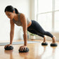 2-PC Half Balance Ball Trainer with Textured Grip Surface for Stability Core Strength