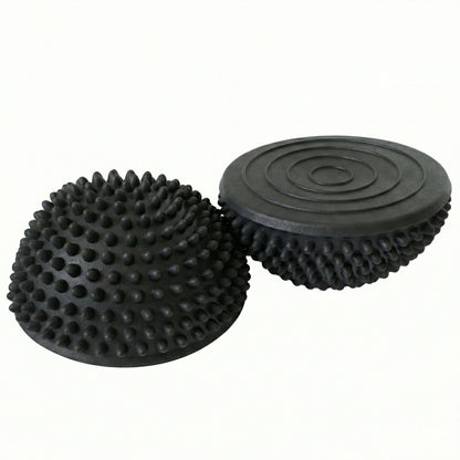 2-PC Half Balance Ball Trainer with Textured Grip Surface for Stability Core Strength