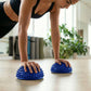 2-PC Half Balance Ball Trainer with Textured Grip Surface for Stability Core Strength