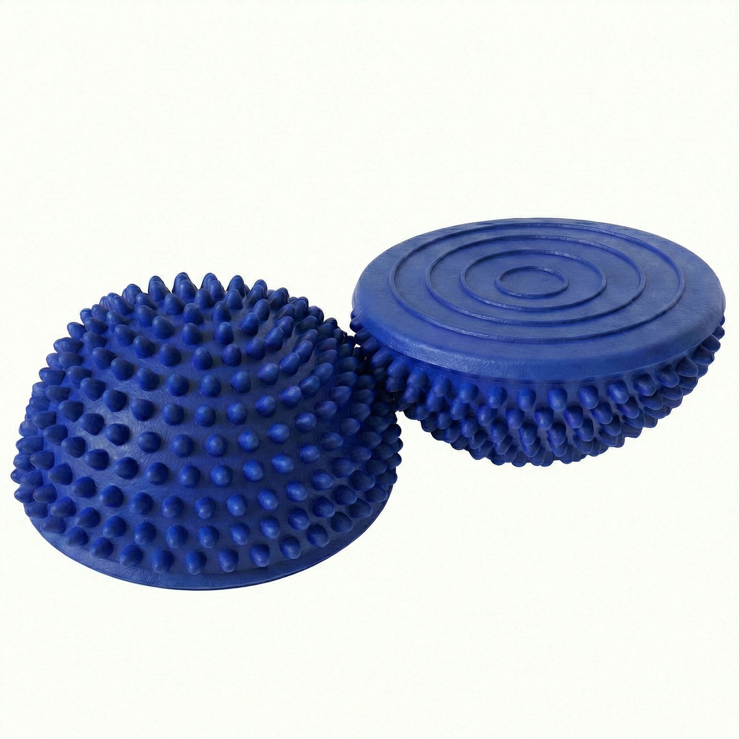 2-PC Half Balance Ball Trainer with Textured Grip Surface for Stability Core Strength