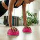 2-PC Half Balance Ball Trainer with Textured Grip Surface for Stability Core Strength