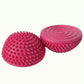 2-PC Half Balance Ball Trainer with Textured Grip Surface for Stability Core Strength
