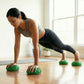 2-PC Half Balance Ball Trainer with Textured Grip Surface for Stability Core Strength