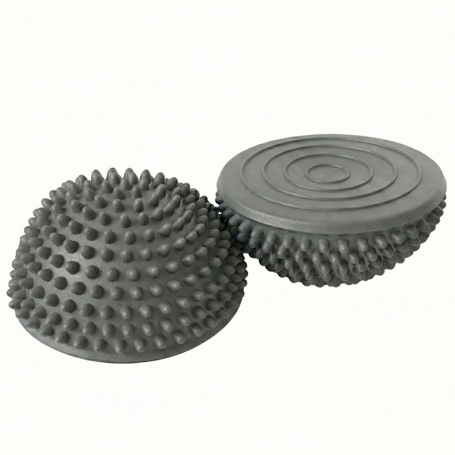 2-PC Half Balance Ball Trainer with Textured Grip Surface for Stability Core Strength
