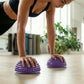 2-PC Half Balance Ball Trainer with Textured Grip Surface for Stability Core Strength