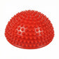 2-PC Half Balance Ball Trainer with Textured Grip Surface for Stability Core Strength