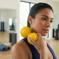 4-PC Textured Peanut Massage Ball for Deep Tissue Spine and Muscle Relief