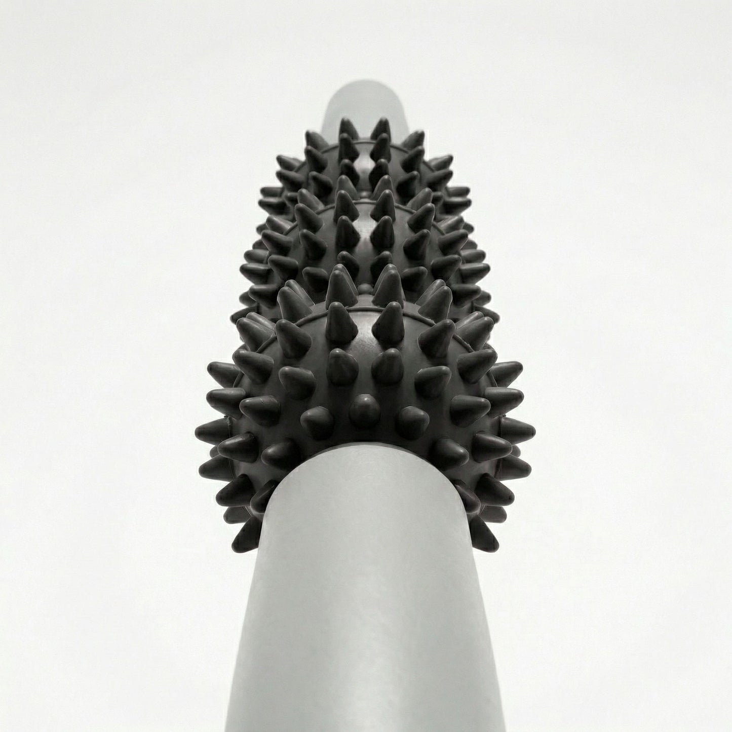 2-PC Handheld Massage Roller with Textured Therapy Balls for Deep Tissue Relief