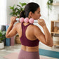 2-PC Handheld Massage Roller with Textured Therapy Balls for Deep Tissue Relief