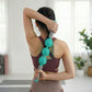 2-PC Handheld Massage Roller with Textured Therapy Balls for Deep Tissue Relief