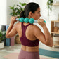 2-PC Handheld Massage Roller with Textured Therapy Balls for Deep Tissue Relief