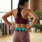 2-PC Handheld Massage Roller with Textured Therapy Balls for Deep Tissue Relief