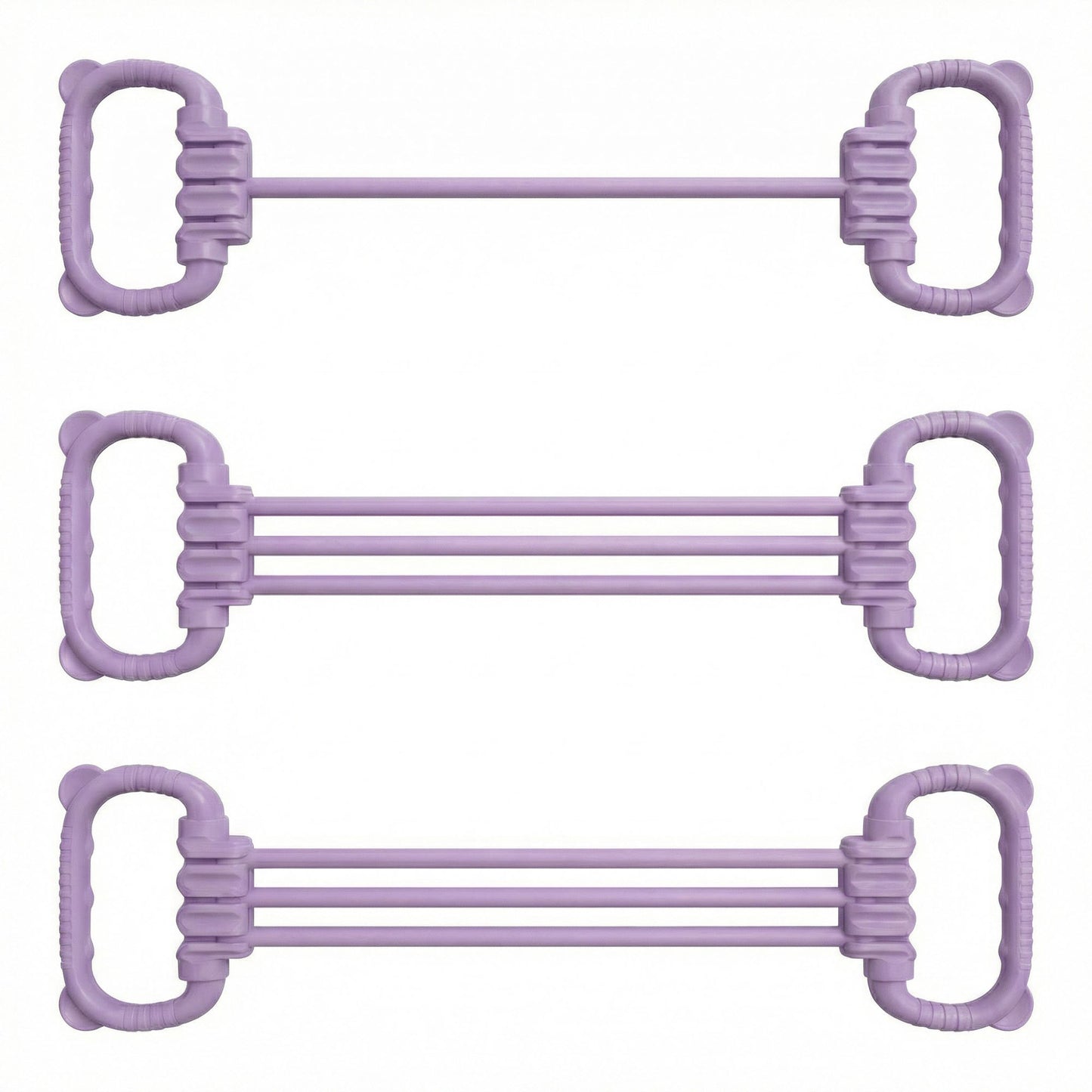Resistance Exercise Band Bar with Dual Handles Elastic Stretch Training Fitness Tool