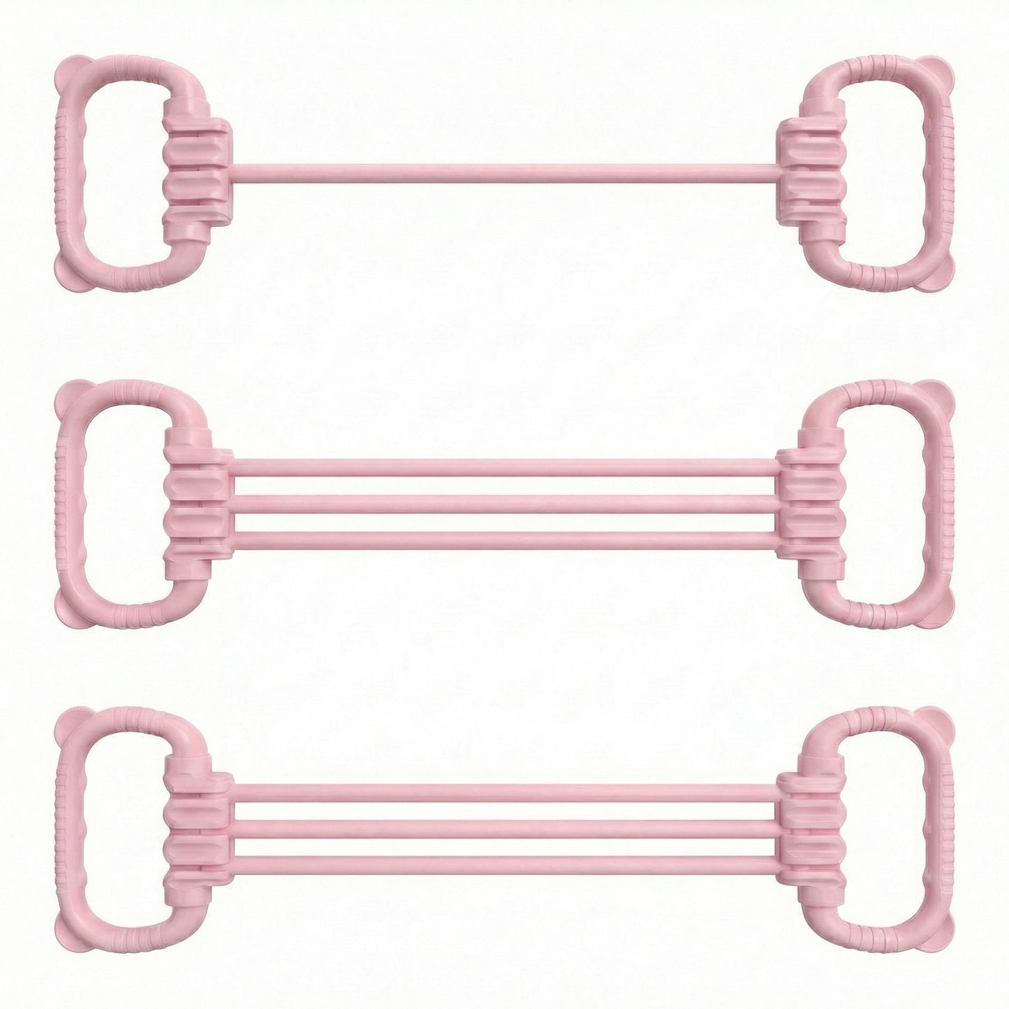 Resistance Exercise Band Bar with Dual Handles Elastic Stretch Training Fitness Tool