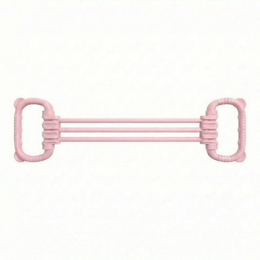 Resistance Exercise Band Bar with Dual Handles Elastic Stretch Training Fitness Tool