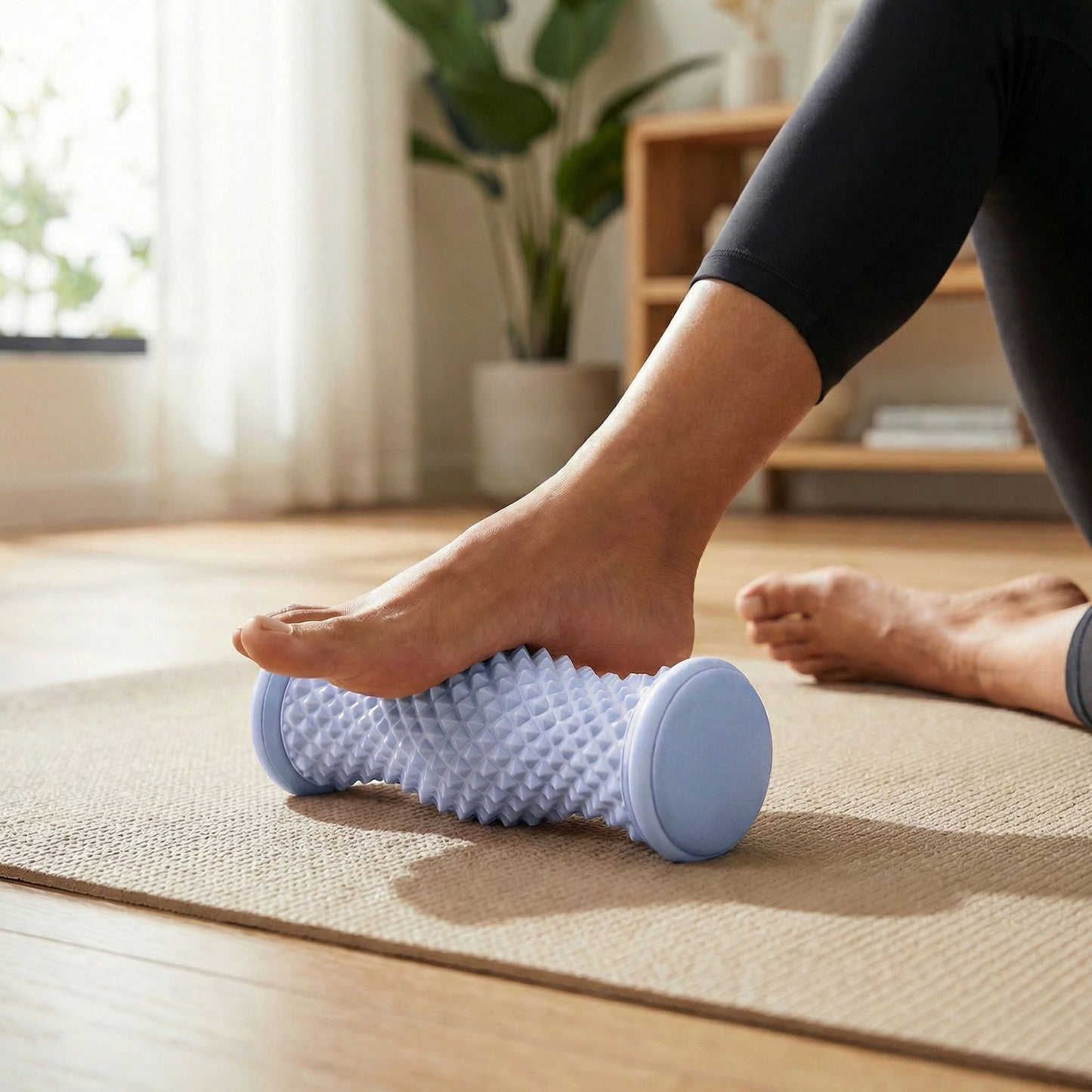 Textured Foot Massage Roller for Plantar Fasciitis Relief Deep Tissue Muscle Recovery Tool