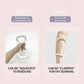 Silicone Leg Massage Tool 2 Pack Curved Arc Design Flexible Calf and Leg Support Accessories 7.7x4.1in